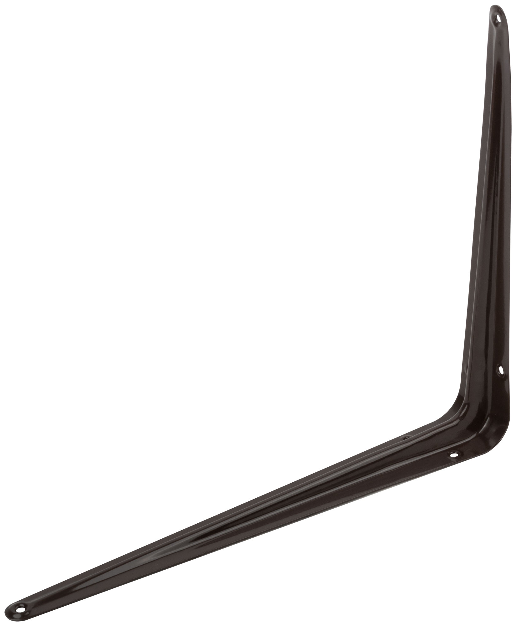 Уголок-кронштейн коричневый 250х300 мм (0,9 мм) FIT 66063