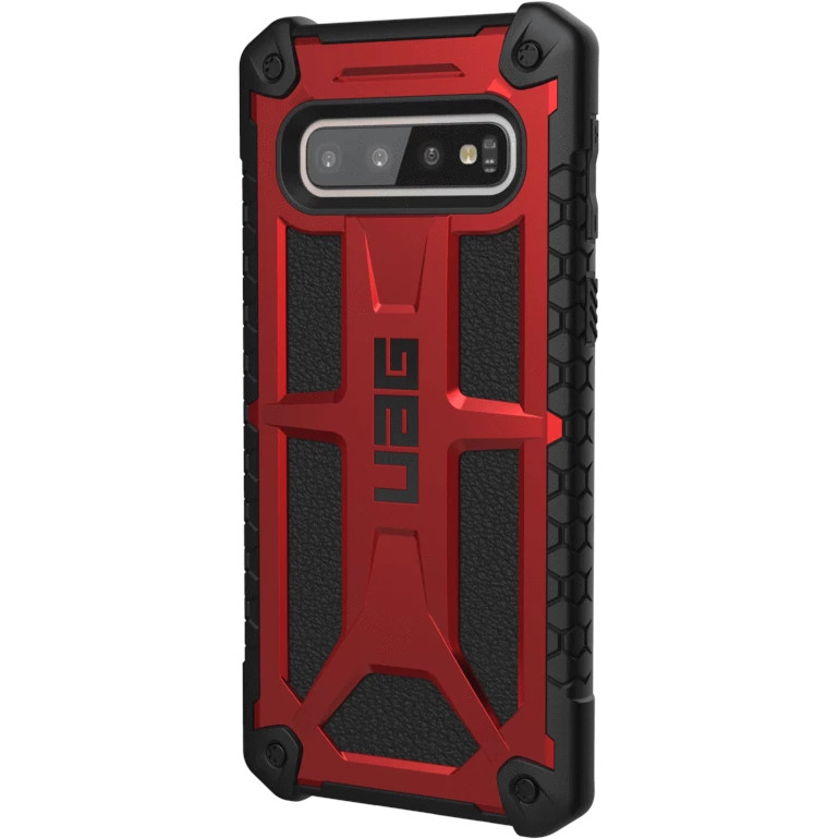 фото Чехол uag monarch series case для samsung galaxy s10+ crimson