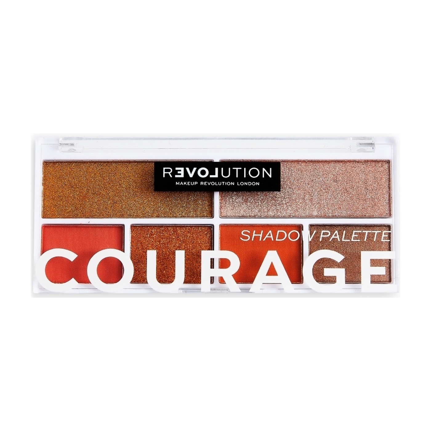 Палетка теней для век REVOLUTION RELOVE Colour Play Courage, 6 цветов, 5,2 г courage