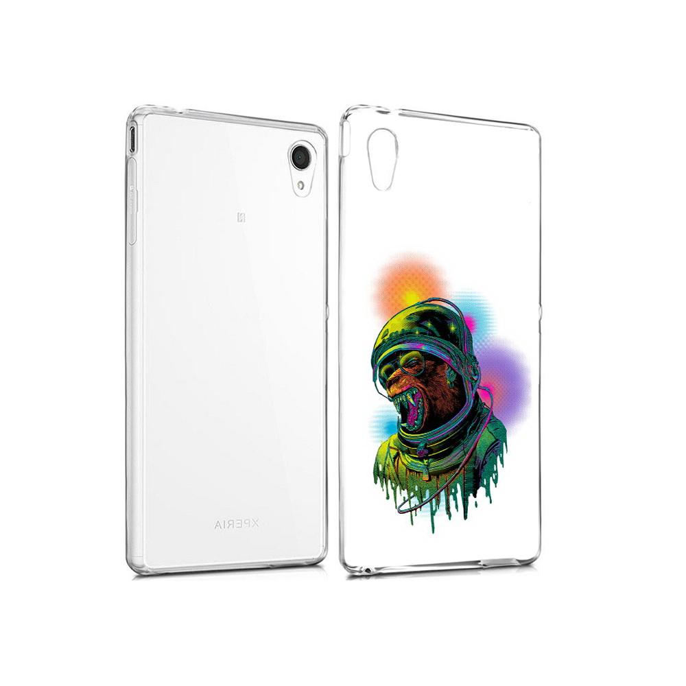 

Чехол MyPads Tocco для Sony Xperia M4 Aqua медведь космонавт (PT41841.249.466), Прозрачный, Tocco