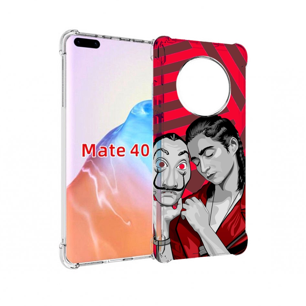 Чехол MyPads Tocco для Huawei Mate 40 Найроби-бумажного-дома