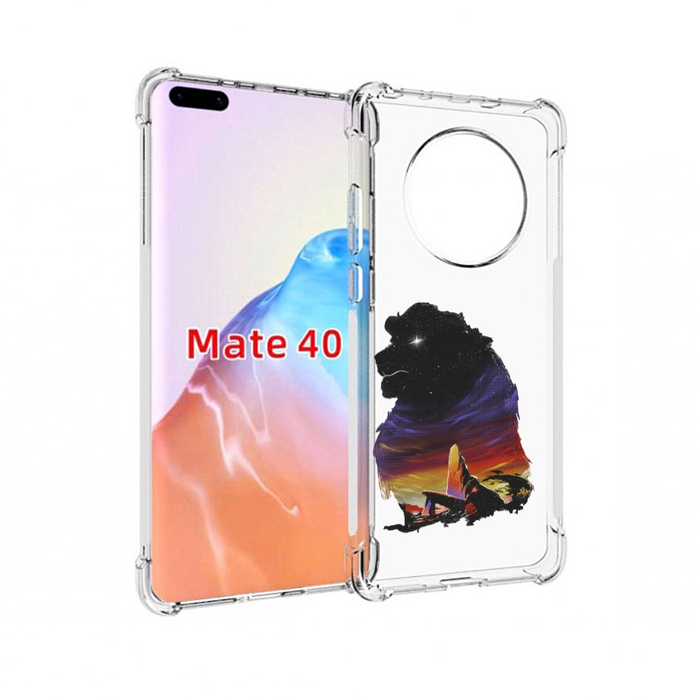 

Чехол MyPads Tocco для Huawei Mate 40 Муфаса, Прозрачный, Tocco