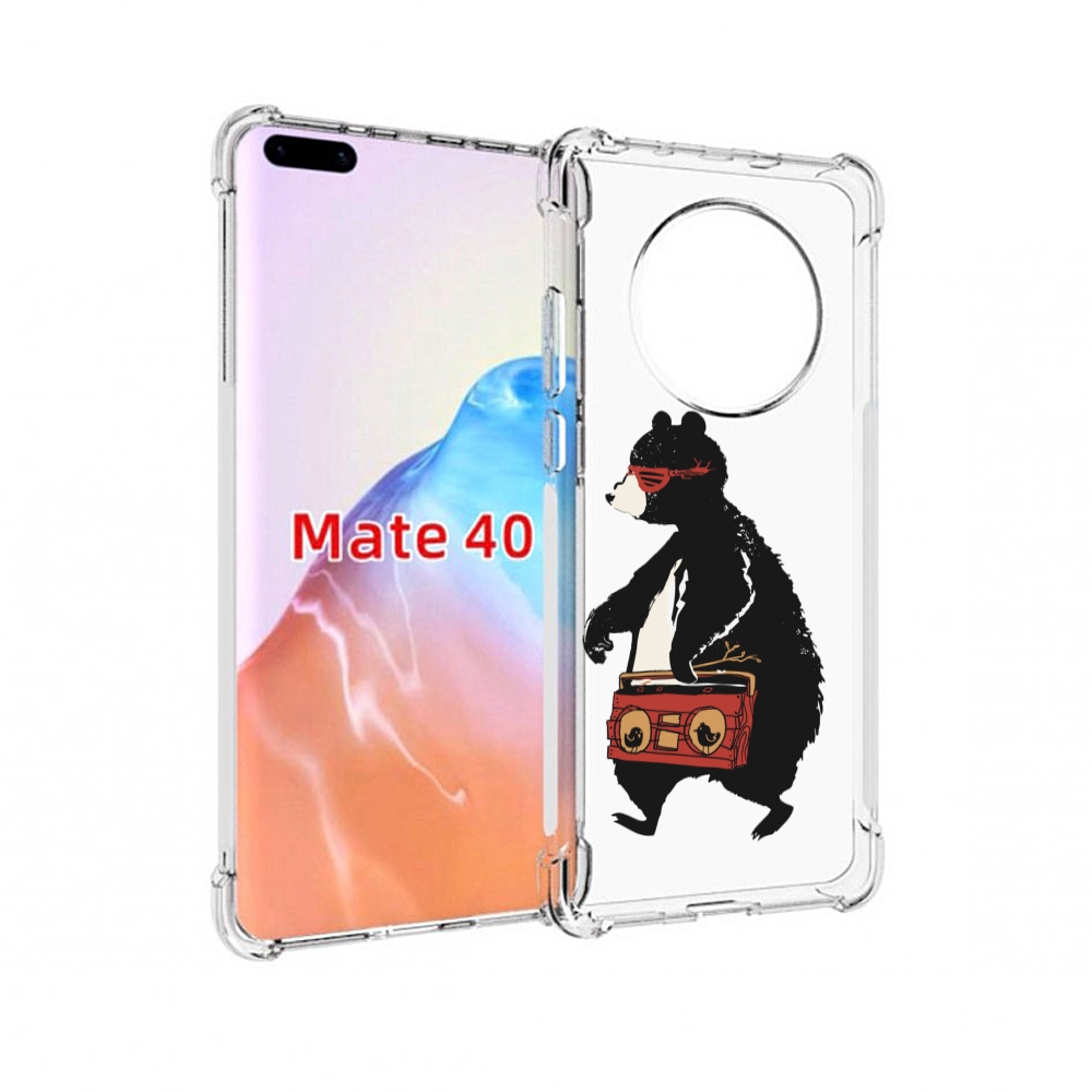 

Чехол MyPads Tocco для Huawei Mate 40 Музыкальный медведь, Прозрачный, Tocco