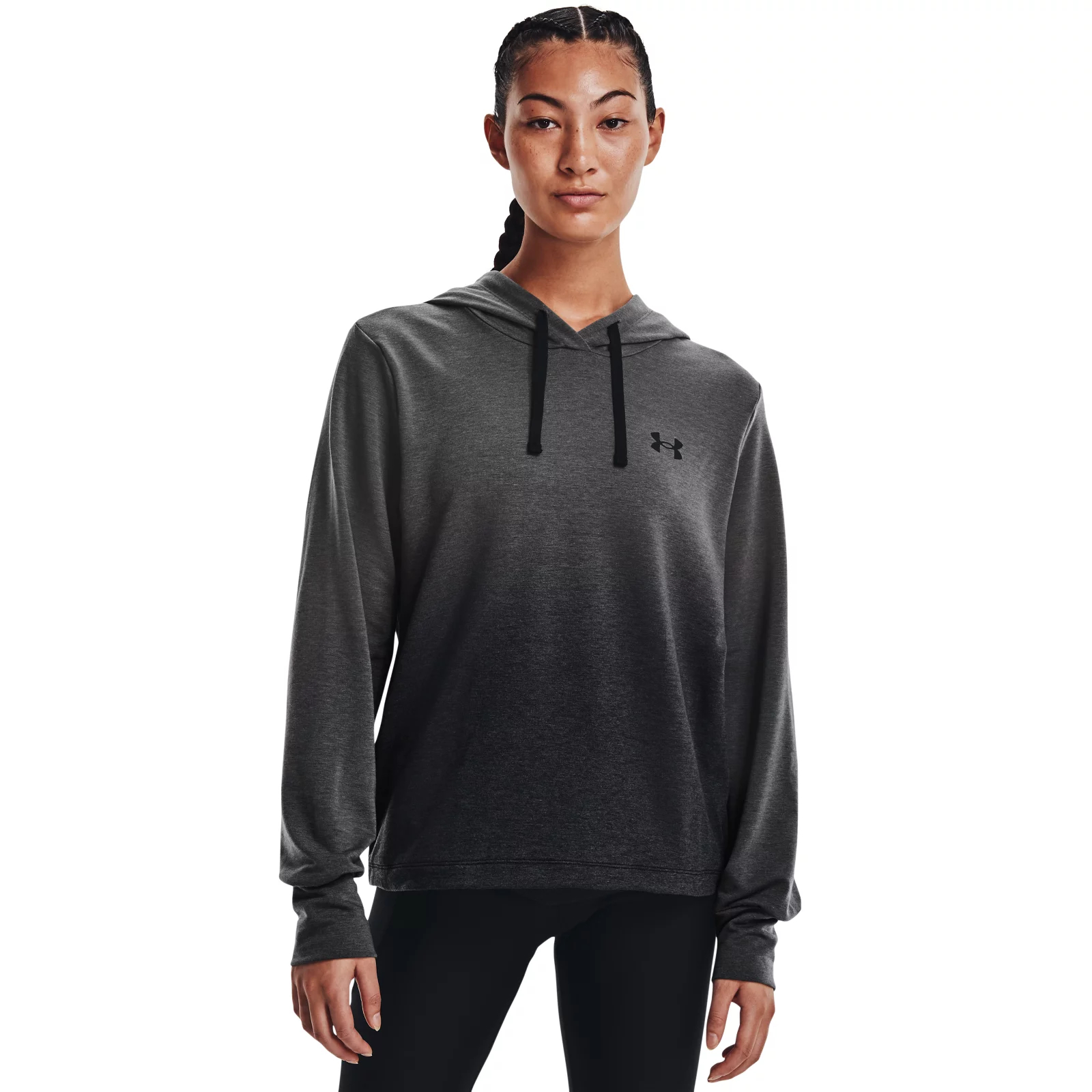 

Толстовка женская Under Armour Rival Terry Gradient серая L, Rival Terry Gradient