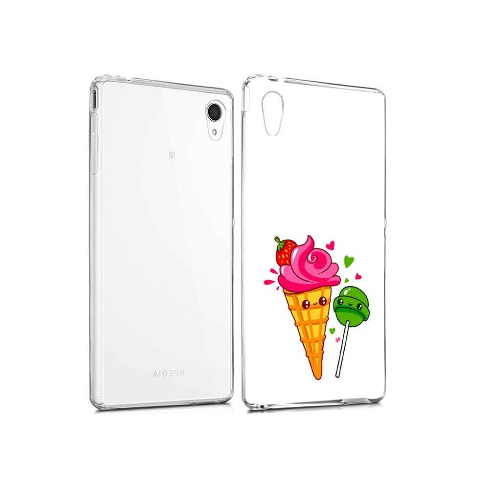 

Чехол MyPads Tocco для Sony Xperia M4 Aqua Вкусняшки (PT41841.249.45), Прозрачный, Tocco