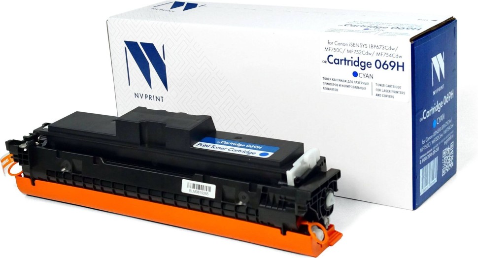 

Тонер-картридж для МФУ NV Print NV-069HC (NV-069HC) голубой, совместимый, NV-069HC