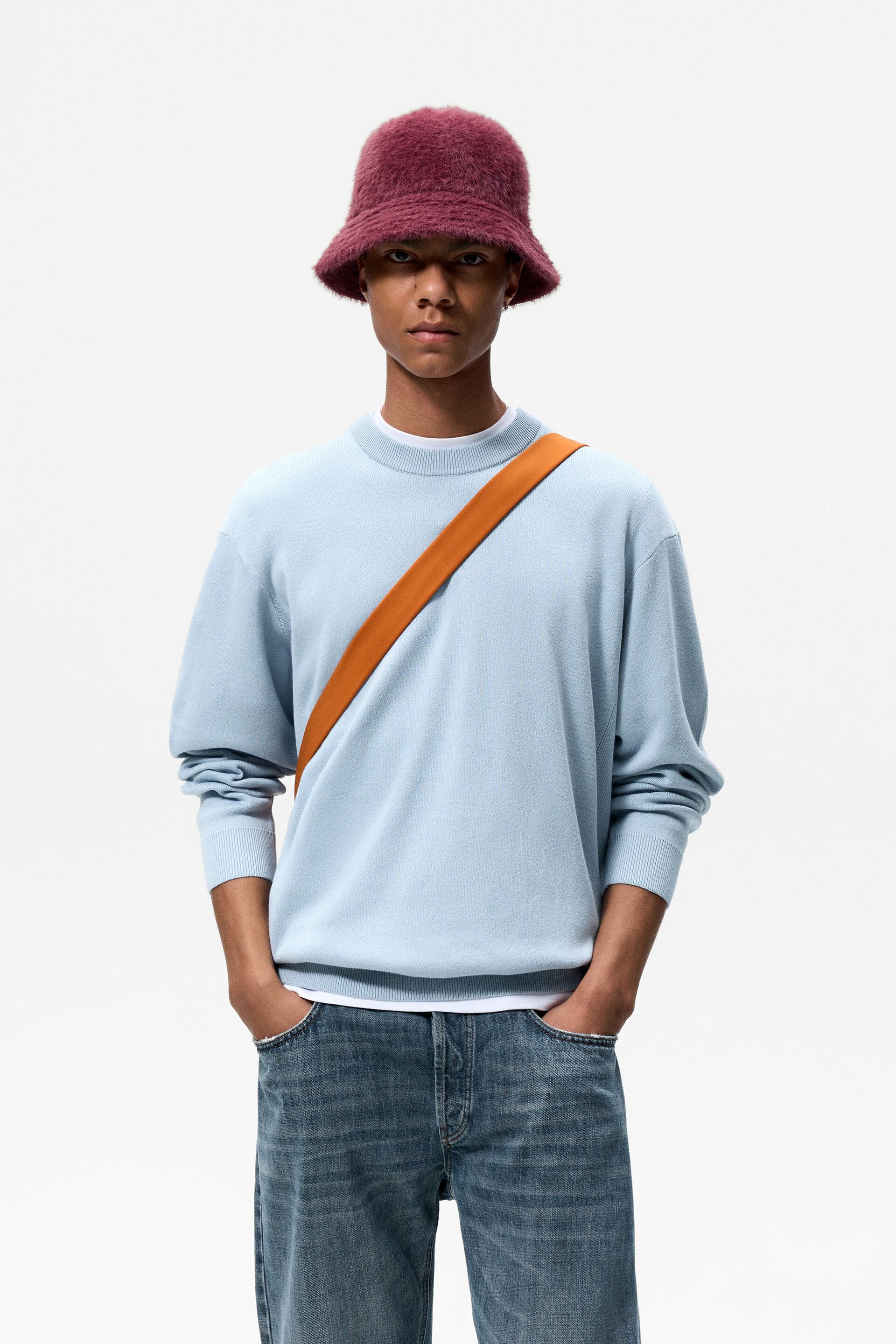 

Джемпер мужской ZARA 03284400 голубой L (доставка из-за рубежа), 03284400