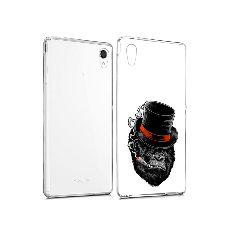 

Чехол MyPads Tocco для Sony Xperia M4 Aqua дизайнерская горилла (PT41841.249.431), Прозрачный, Tocco