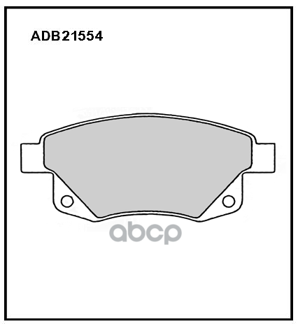 

Тормозные колодки ALLIED NIPPON задние дисковые ADB21554HD