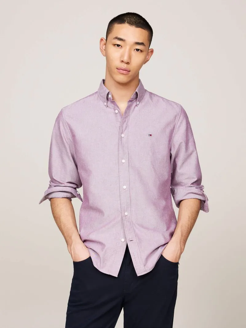 Рубашка мужская Tommy Hilfiger MW0MW35774 фиолетовая XXL 10990₽