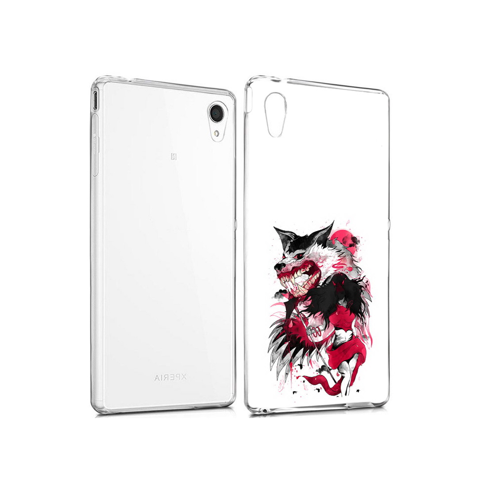 

Чехол MyPads Tocco для Sony Xperia M4 Aqua красная шапочка (PT41841.249.410), Прозрачный, Tocco