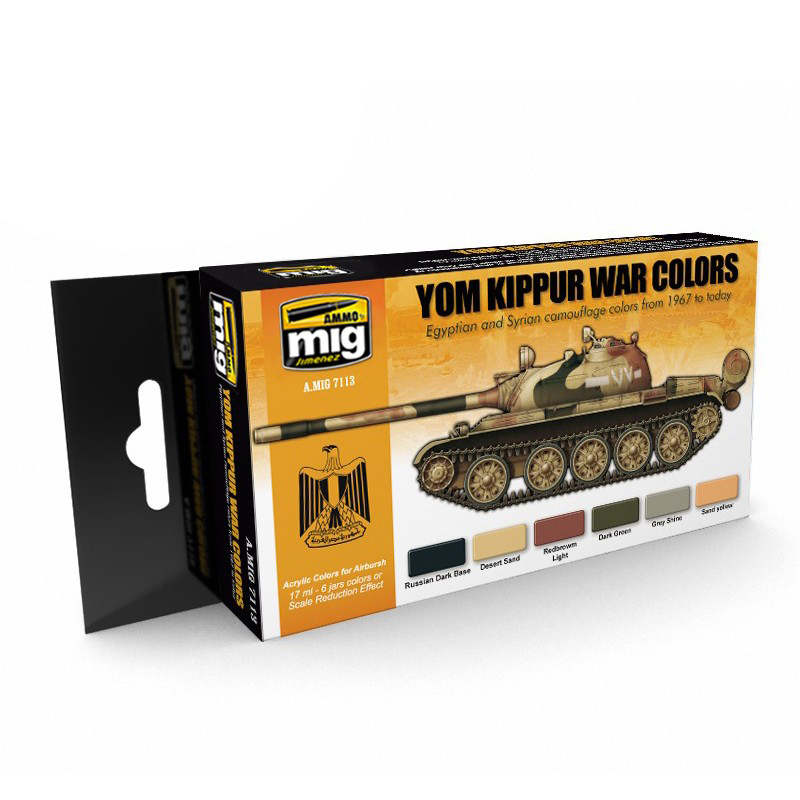 фото Набор акриловых красок ammo mig yom kippur war colors set amig7113