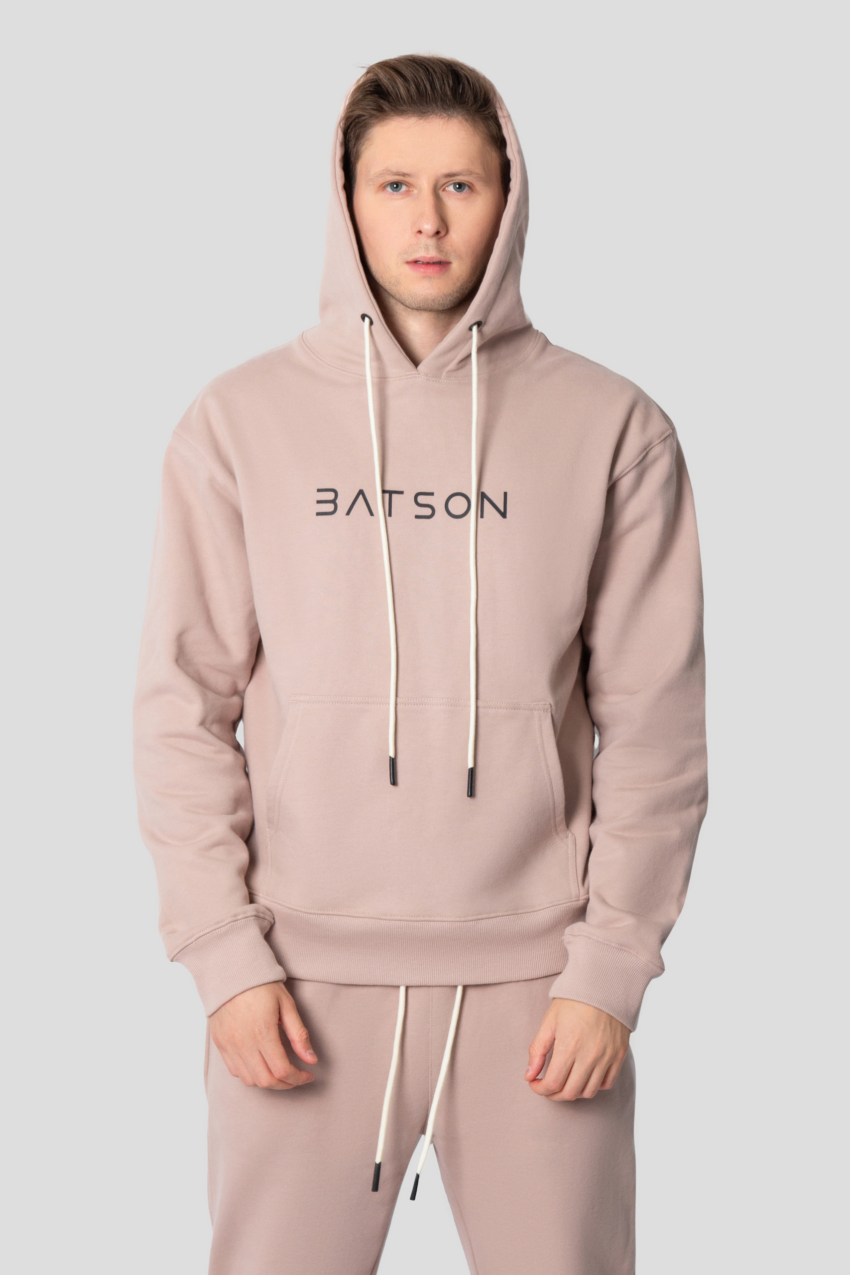 

Худи мужское BATSON QR EVERY UNI розовое XL, Розовый, QR EVERY UNI