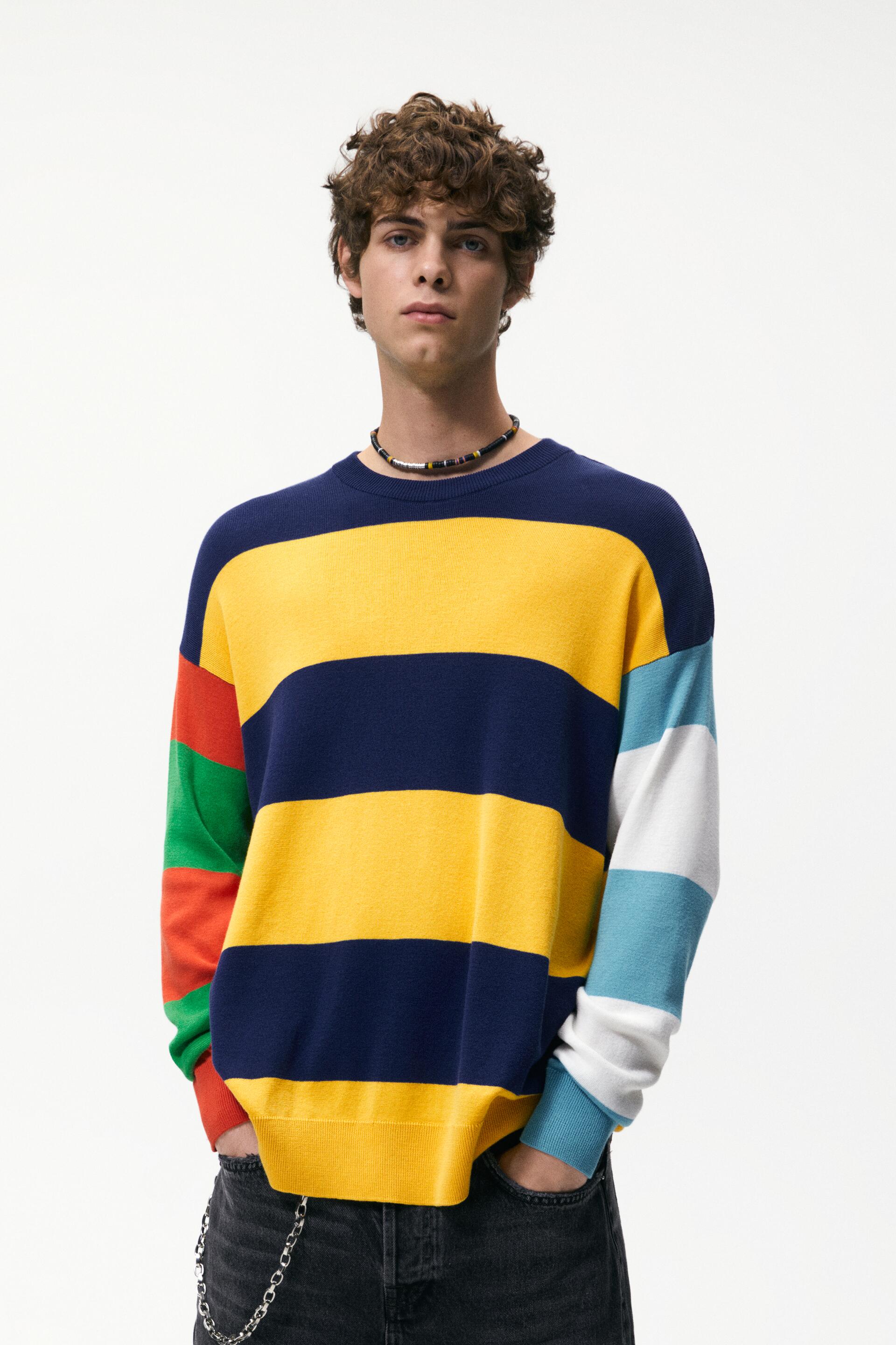 

Джемпер мужской ZARA 03166312 синий M (доставка из-за рубежа), 03166312