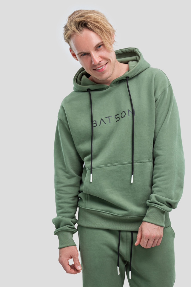 

Худи мужское BATSON QR EVERY UNI хаки XS, QR EVERY UNI