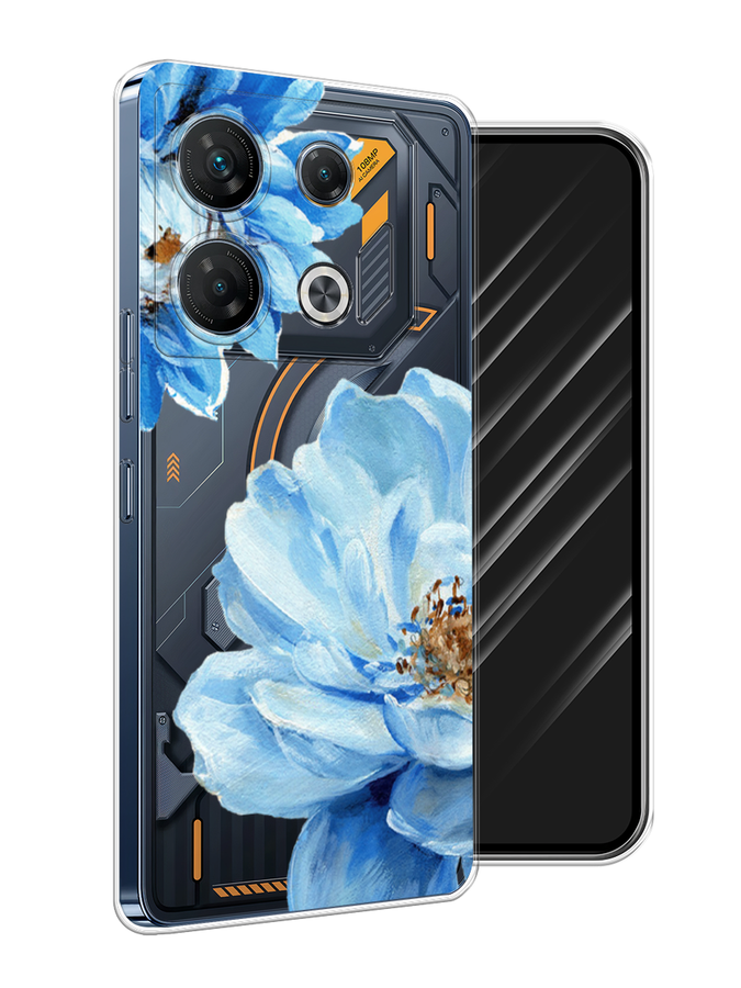 

Чехол Awog на Infinix GT 10 Pro "Голубые клематисы", Голубой, 3104850-1