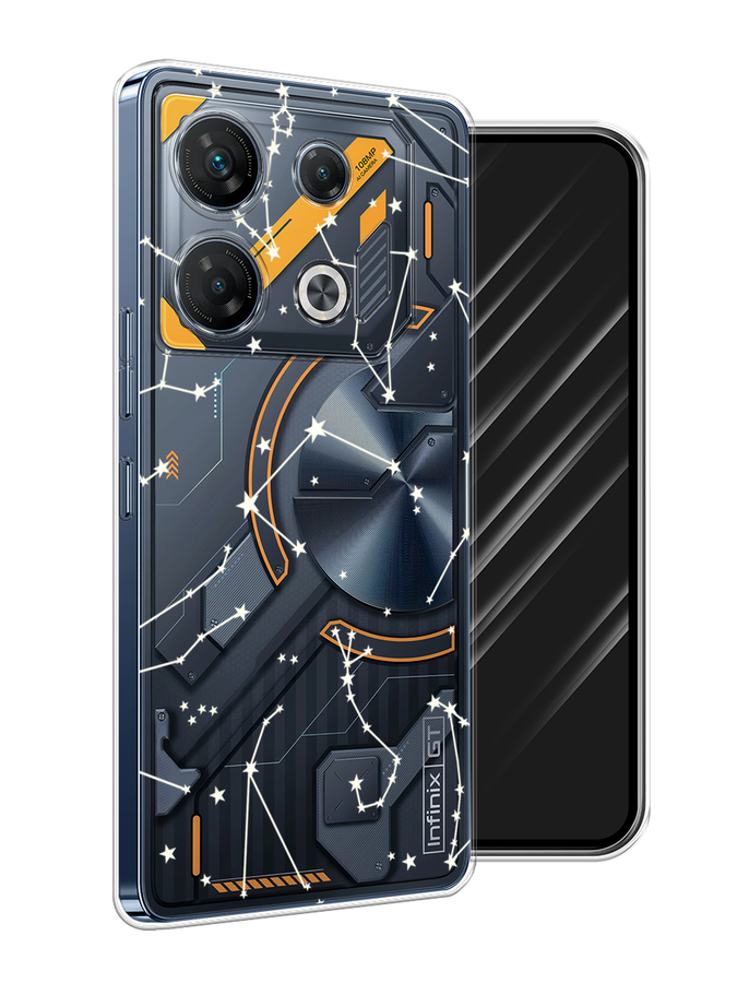 

Чехол Awog на Infinix GT 10 Pro "Созвездия", Прозрачный;серый;бежевый, 3104850-1