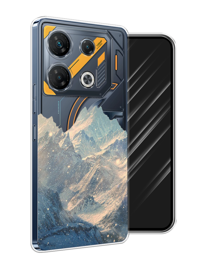 

Чехол Awog на Infinix GT 10 Pro "Горы арт 2", Серый, 3104850-1