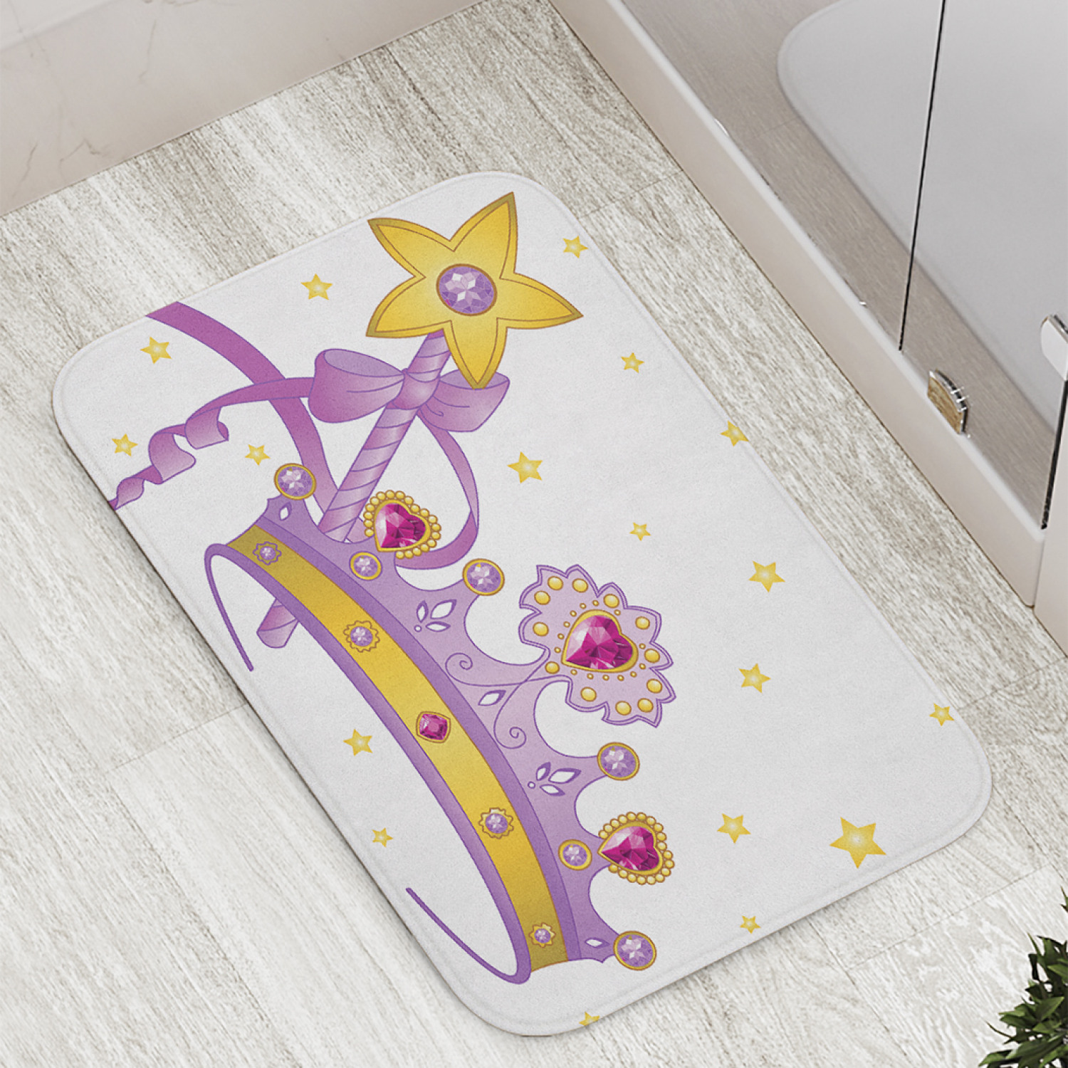 

Коврик противоскользящий JoyArty "Набор волшебства" для ванной, сауны, бассейна, 77х52 см, Набор волшебства