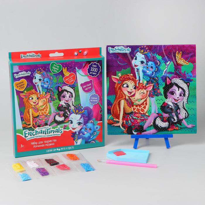 

Алмазная мозаика 20 × 20 см «Энчантималс», Enchantimals