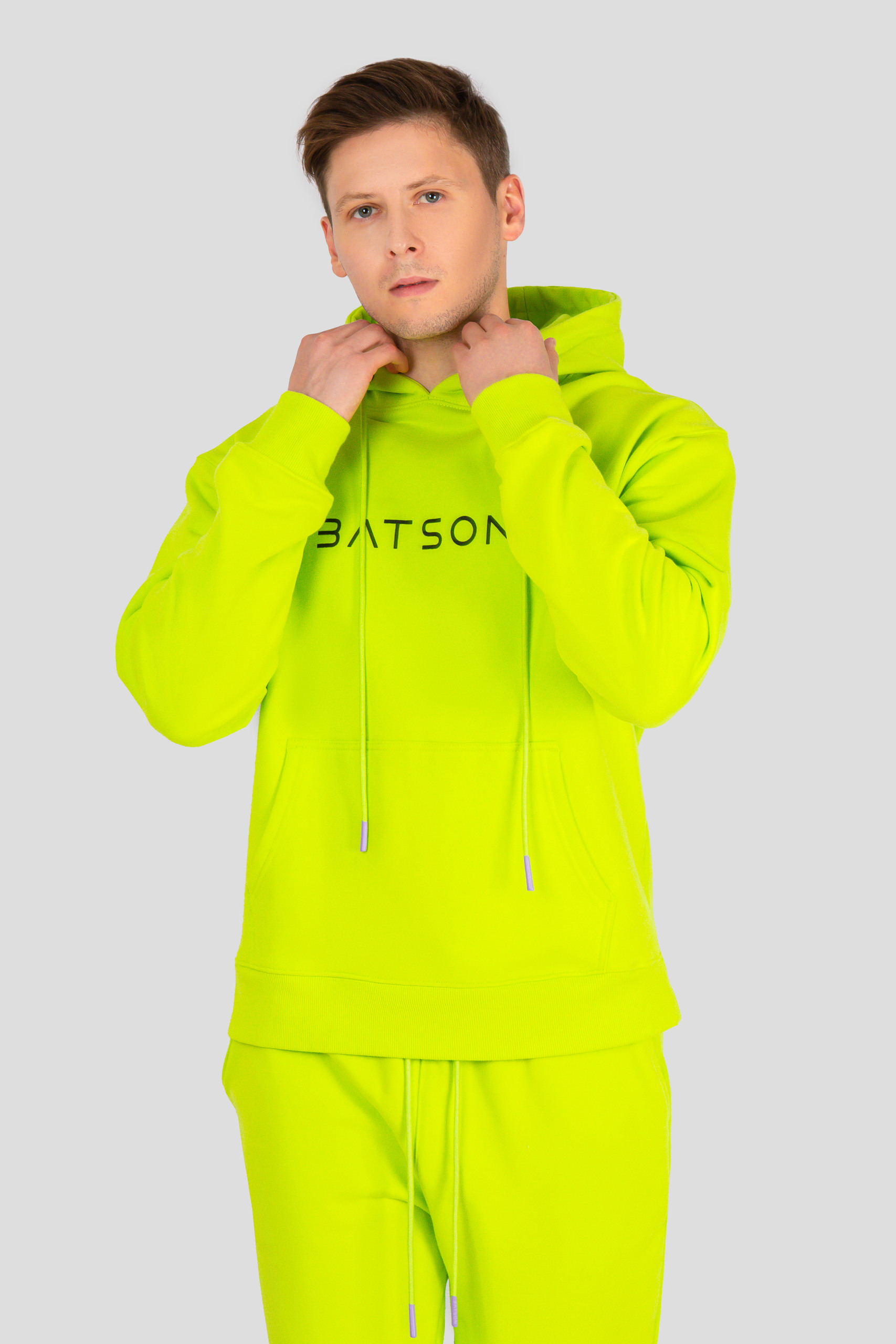 

Худи мужское BATSON QR EVERY UNI зеленое XL, Зеленый, QR EVERY UNI
