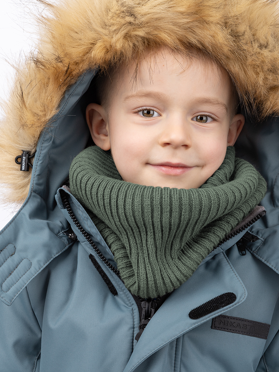 

Снуд детский NIKASTYLE 17з15624, зеленый, onesize, 17з15624
