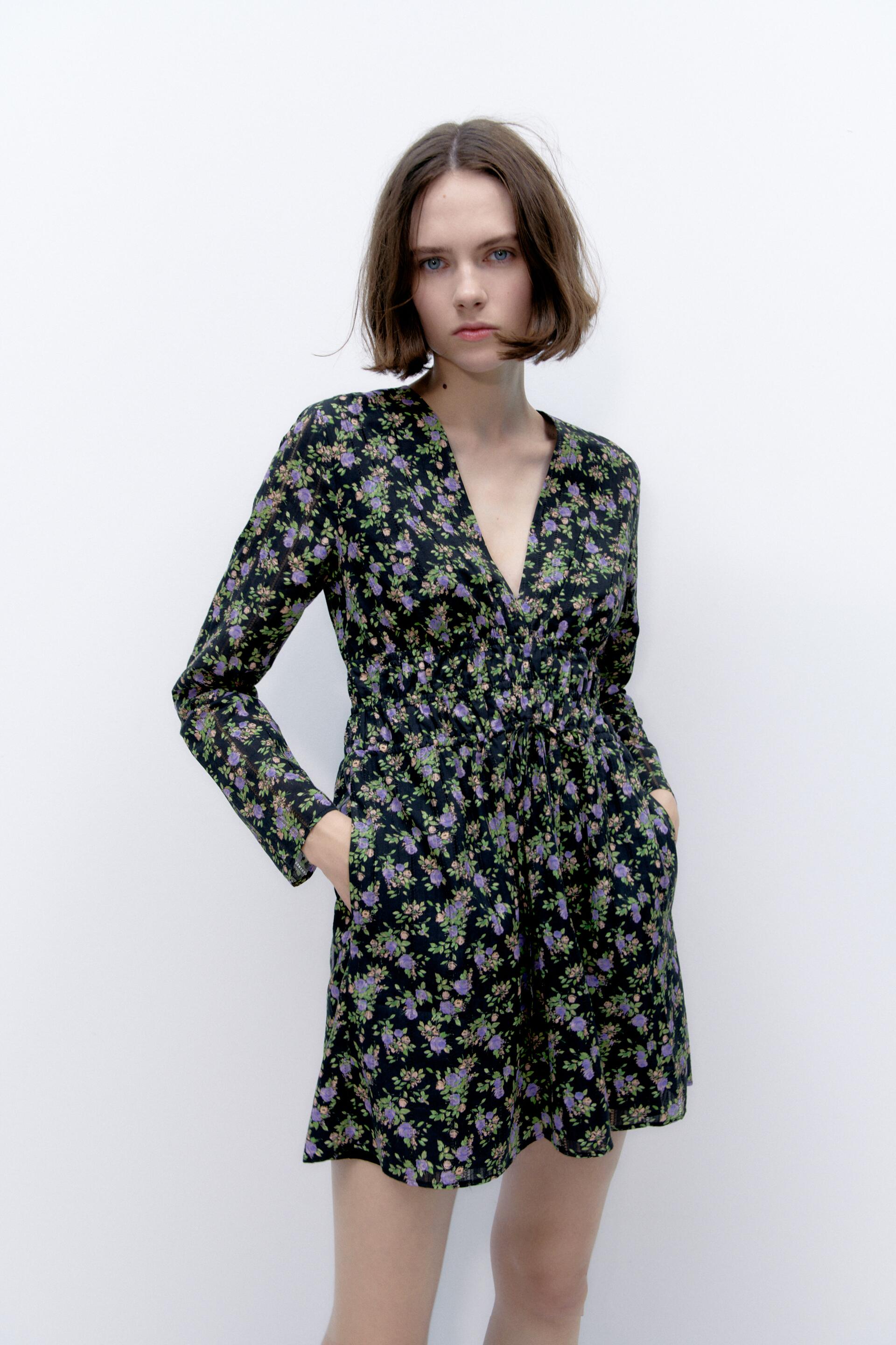

Платье женское ZARA 03067254 разноцветное S (доставка из-за рубежа), 03067254