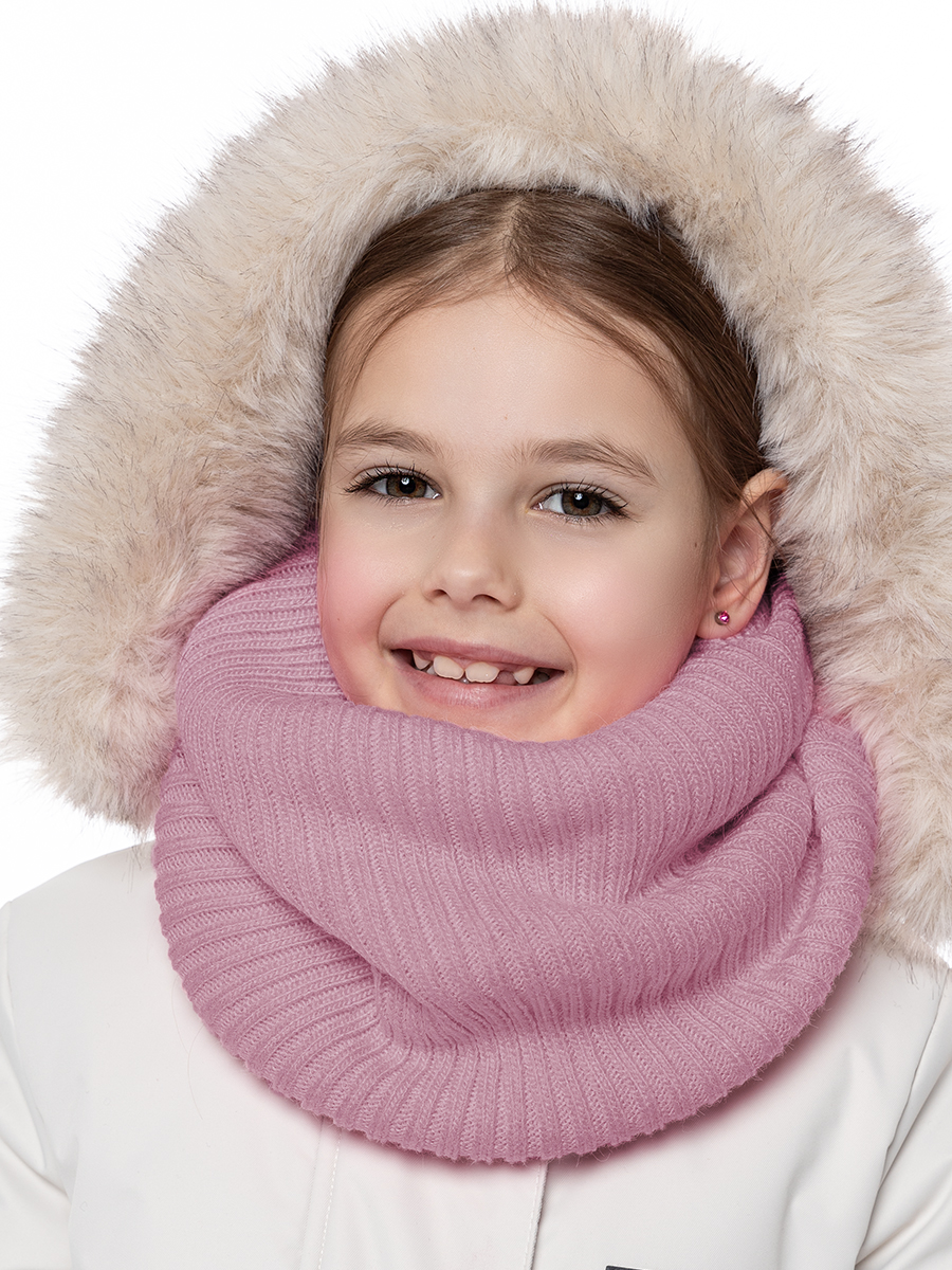

Снуд детский NIKASTYLE 17з15624, розовый, onesize., 17з15624