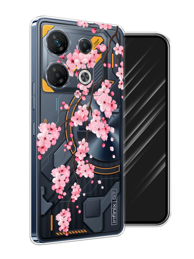 

Чехол Awog на Infinix GT 10 Pro "Розовая сакура", Розовый;белый;коричневый, 3104850-1