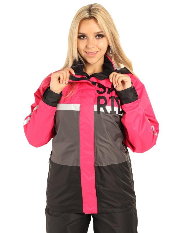 

Дождевая куртка женская Starks Dry Rain DR 219 серый фиолетовый S, LC0083W
