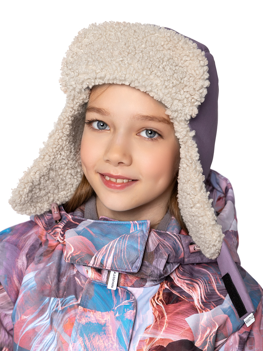 

Шапка детская NIKASTYLE 11з16324, фиолетовый, 54, 11з16324