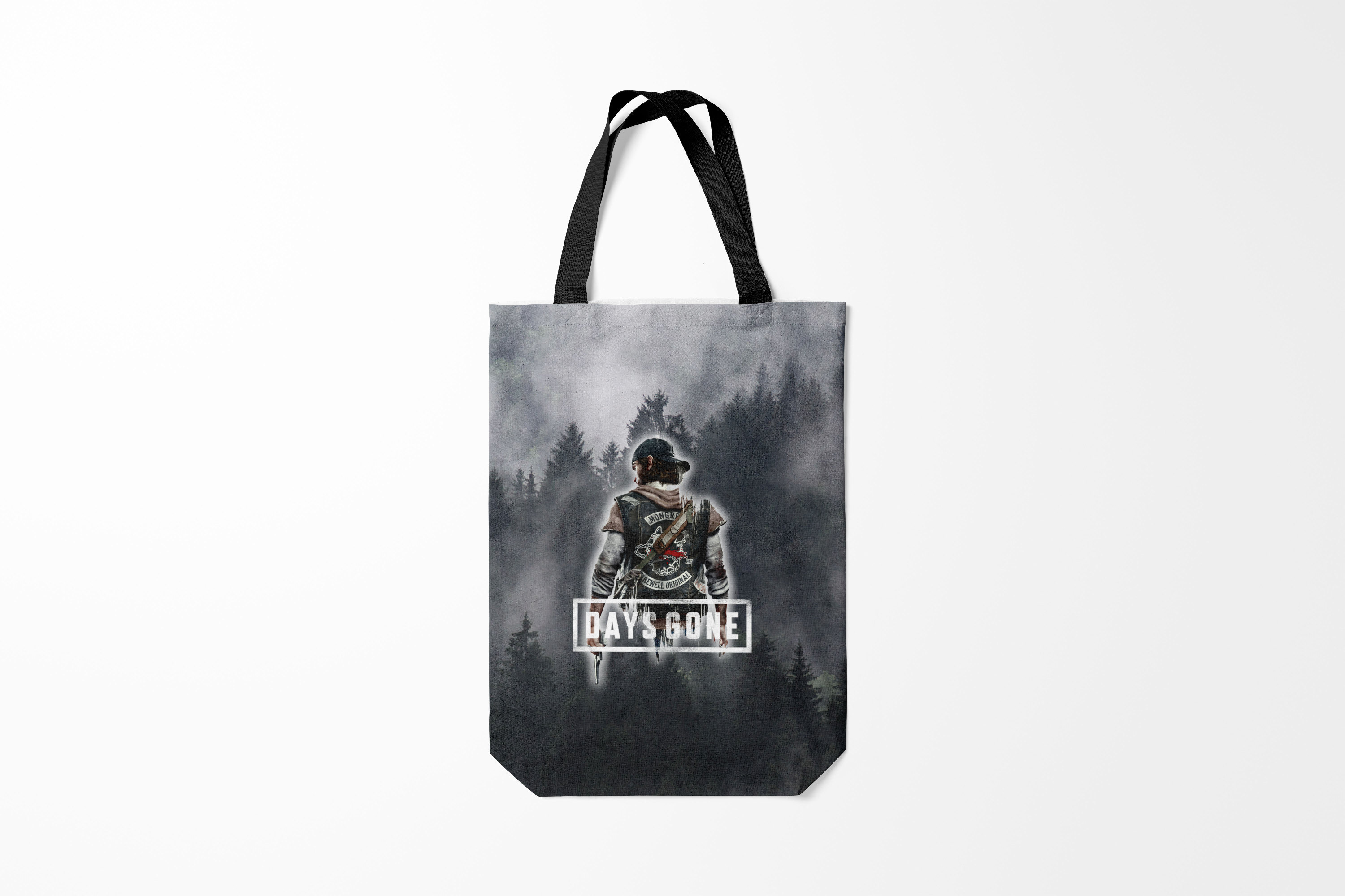 

Сумка шoппер унисекс Burnettie Разные игры Days Gone, серый, Разные игры Days Gone