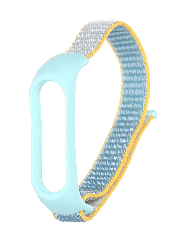 

Ремешок Red Line для Xiaomi Mi Band 6 №30 Nylon Menthol-Yellow Edging УТ000025179, Зеленый, Xiaomi Mi Band 6