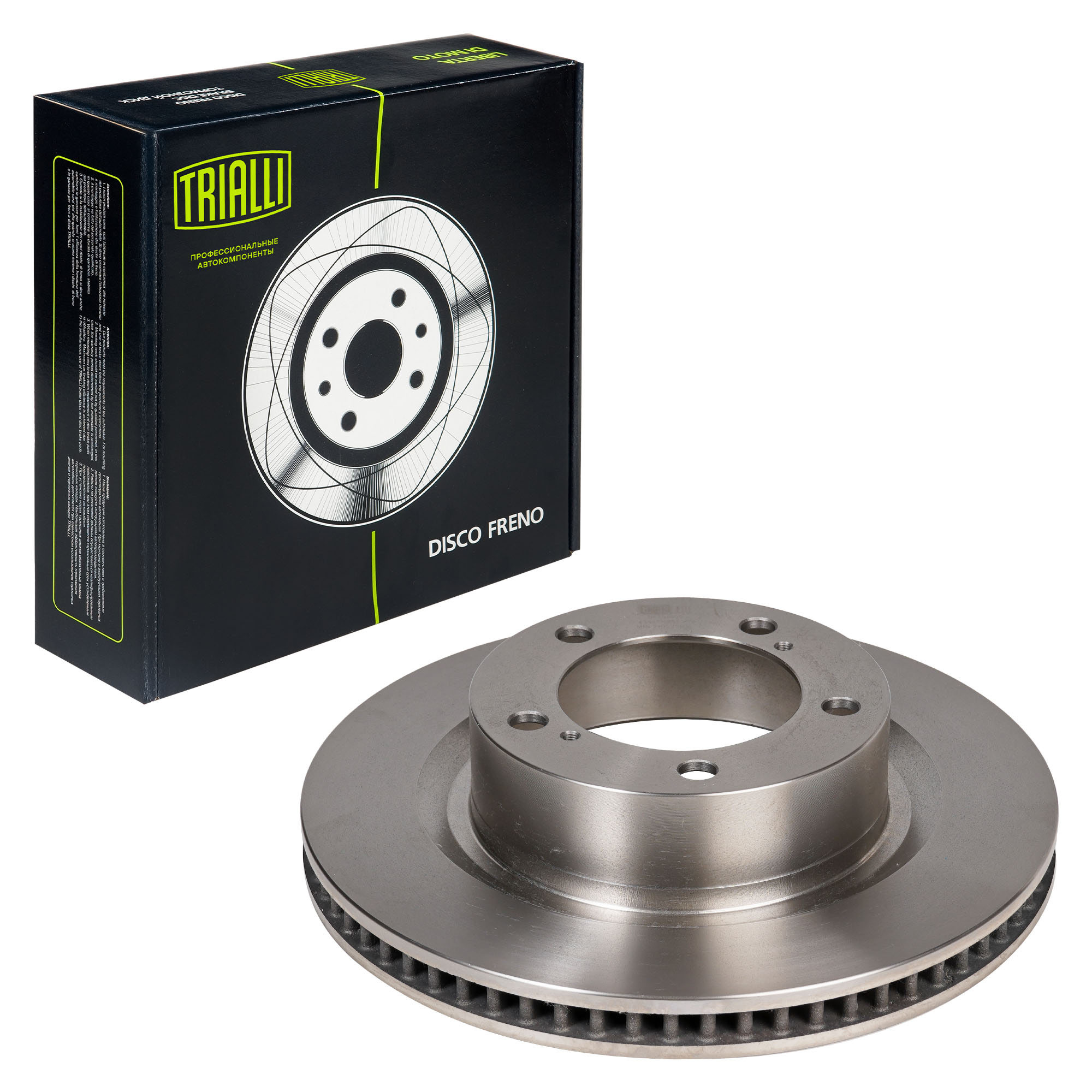 

Диск тормозной передний для Toyota Land Cruiser 200 (15-) d=354 TRIALLI DF190609
