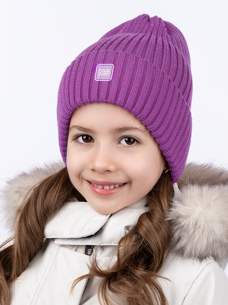 

Шапка детская NIKASTYLE 11з16224, фиолетовый, 54., 11з16224
