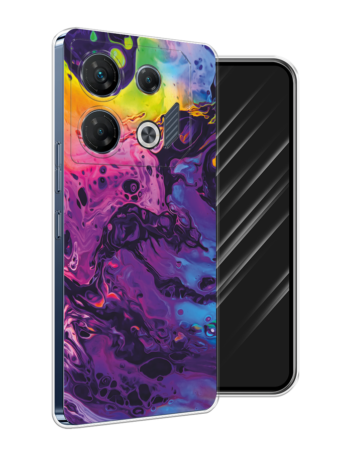 

Чехол Awog на Infinix GT 10 Pro "ACID fluid", Бордовый, 3104850-1