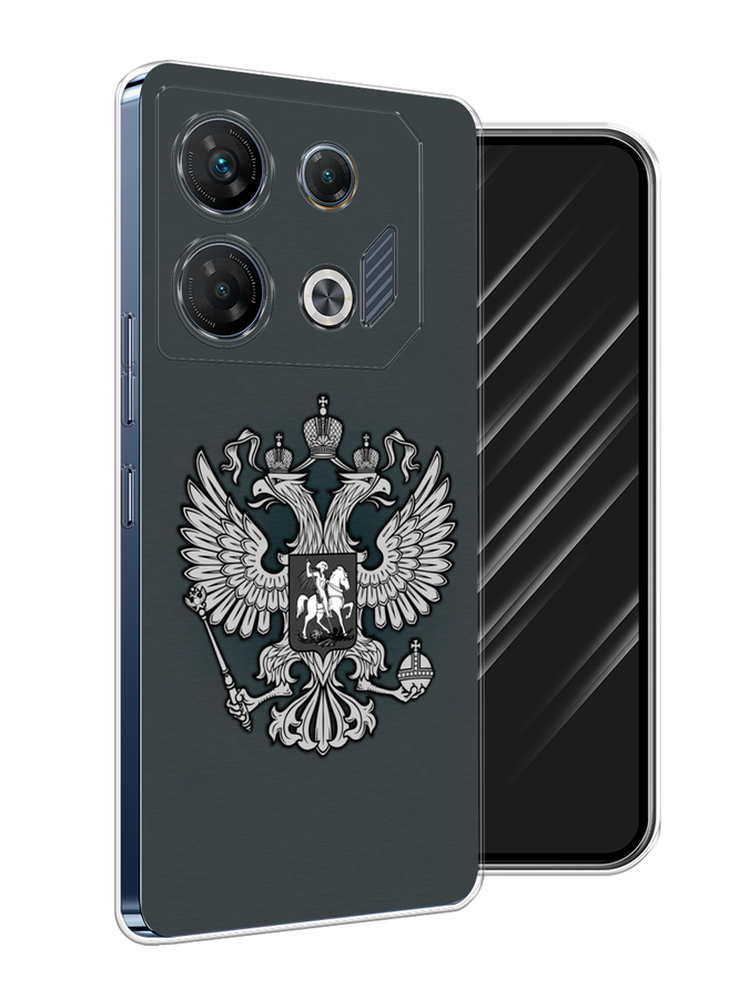 

Чехол Awog на Infinix GT 10 Pro "Герб России серый", 3104850-1