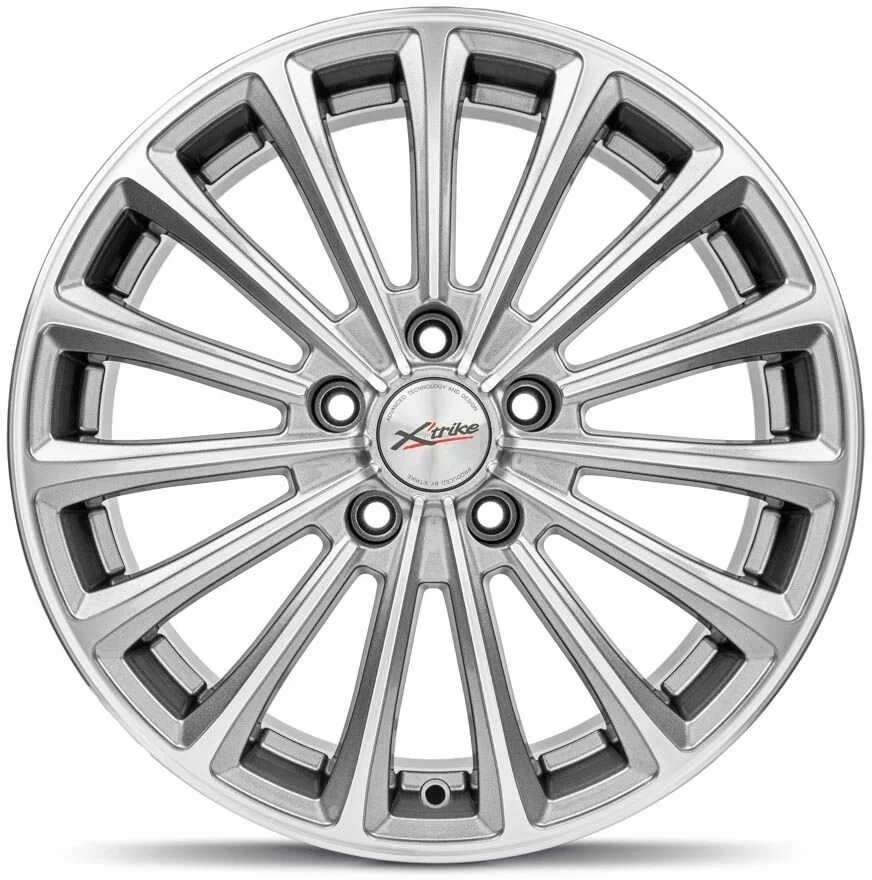 

Колесный диск R17 5x114,3 7J ET38 D67,1 X'trike X-136 HSB/FP, Серебристый