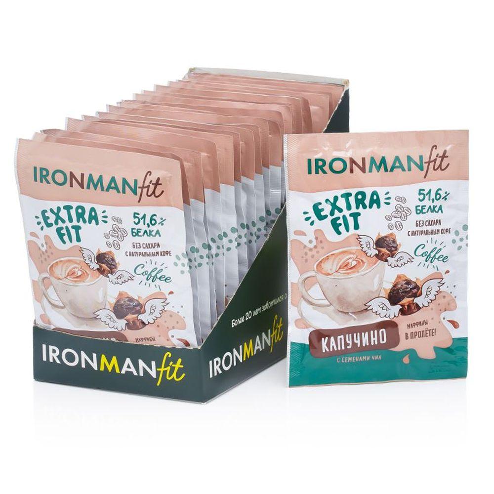 

Смесь для приготовления Ironman Extra-Fit 25 г капучино, 20 шт., Extra-Fit