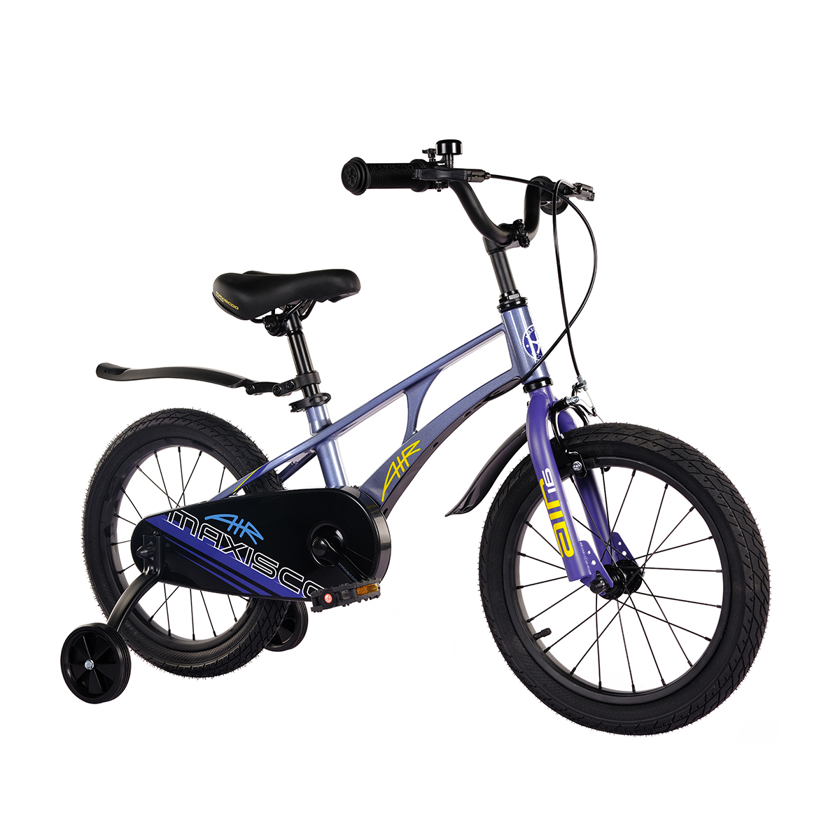Детский велосипед MAXISCOO Air 16 Стандарт Плюс 2024 синий карбон