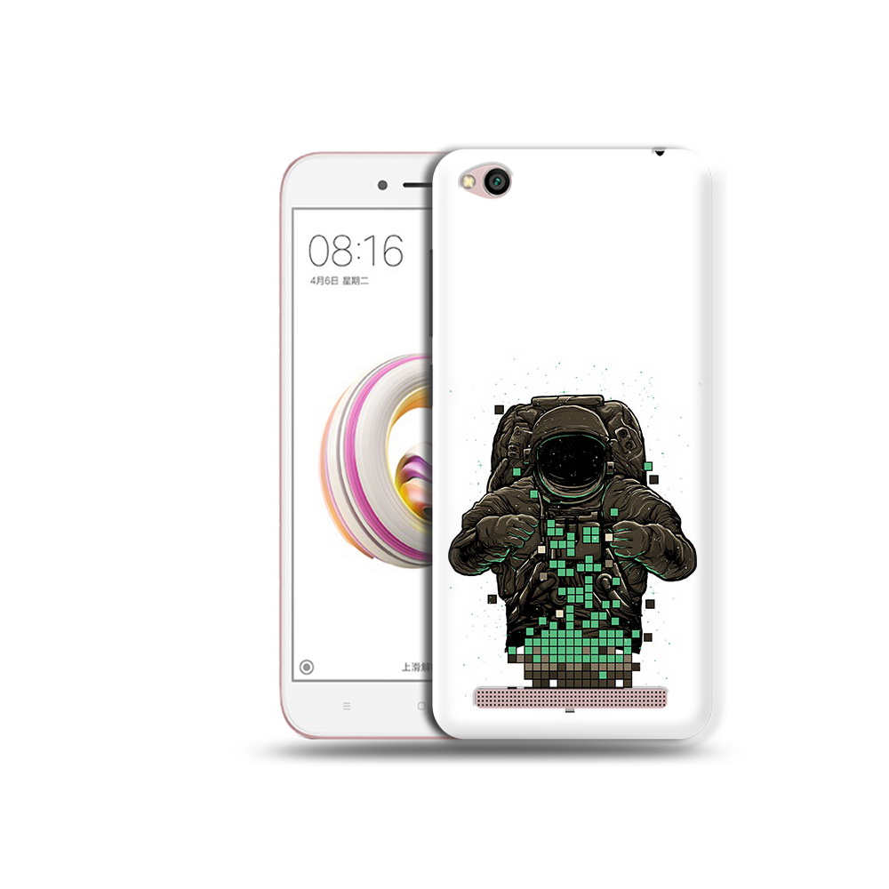 

Чехол MyPads Tocco для Xiaomi Redmi 5A космонавт с пикселями (PT227197.319.394), Прозрачный, Tocco