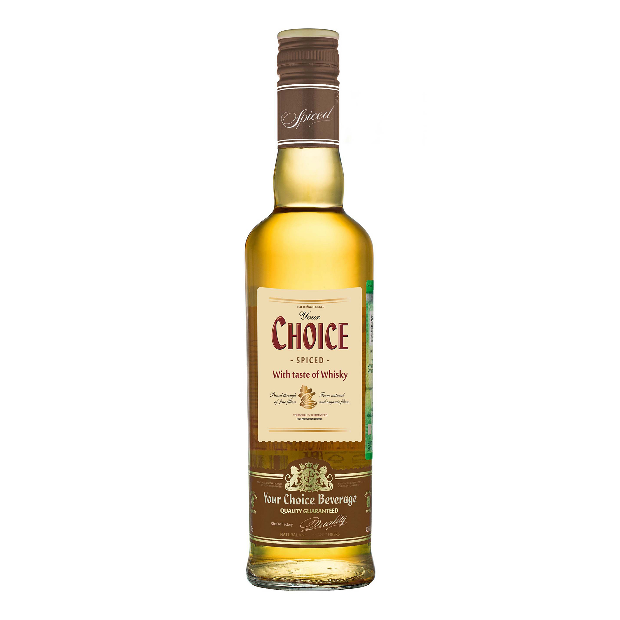 

Настойка горькая Your Choice Spiced 40% 0,5 л