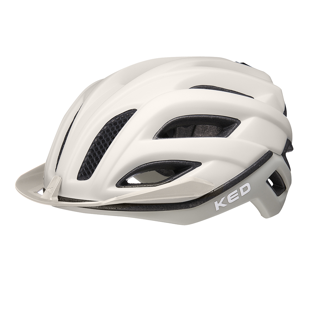 Велосипедный шлем KED Champion Visor, ash light matt, L