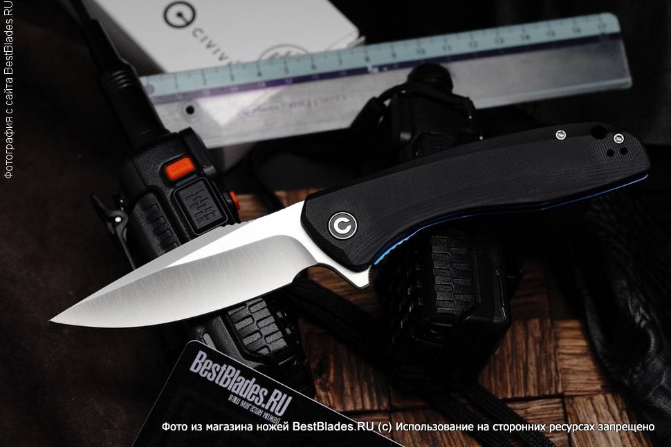 

Складной нож Civivi Baklash C801C, Черный, Baklash