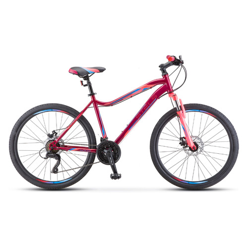 

Велосипед STELS Miss-5000 MD V020 (2022), горный (взрослый), рама 16", колеса 26", фиолето