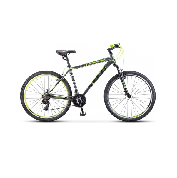 

Велосипед STELS Navigator-700 V F020 (2022), горный (взрослый), рама 21", колеса 27.5", се, Черный;зеленый