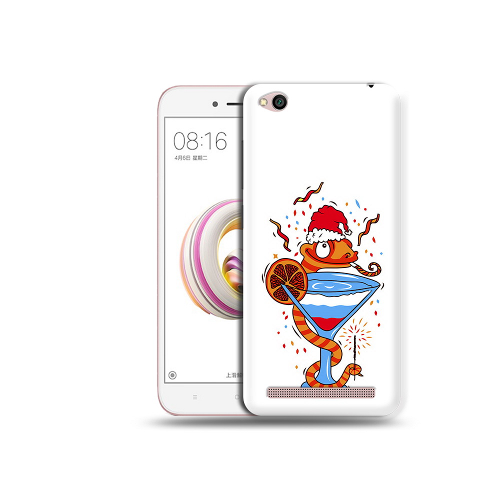 

Чехол MyPads Tocco для Xiaomi Redmi 5A змейка (PT227197.319.364), Прозрачный, Tocco