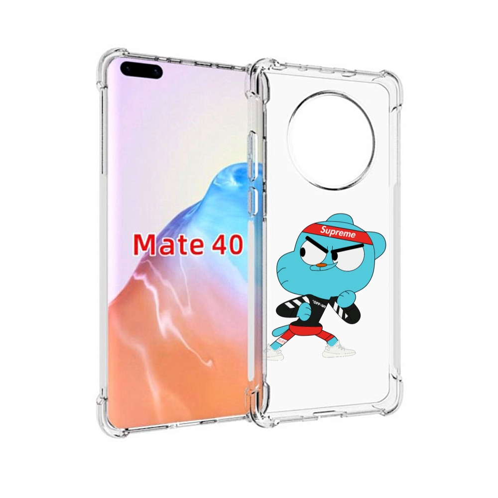 

Чехол MyPads Tocco для Huawei Mate 40 Модный-Гамбол, Прозрачный, Tocco