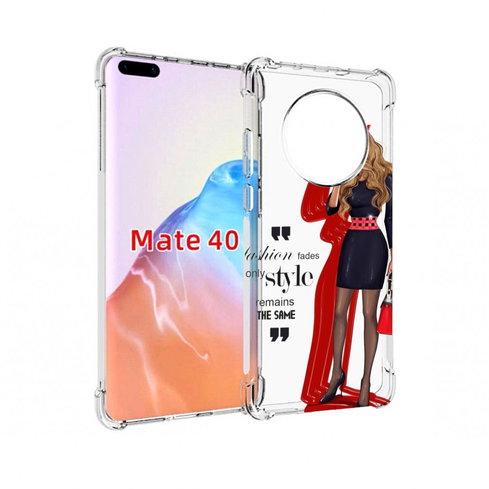 Чехол MyPads Tocco для Huawei Mate 40 Модная-девушка женский