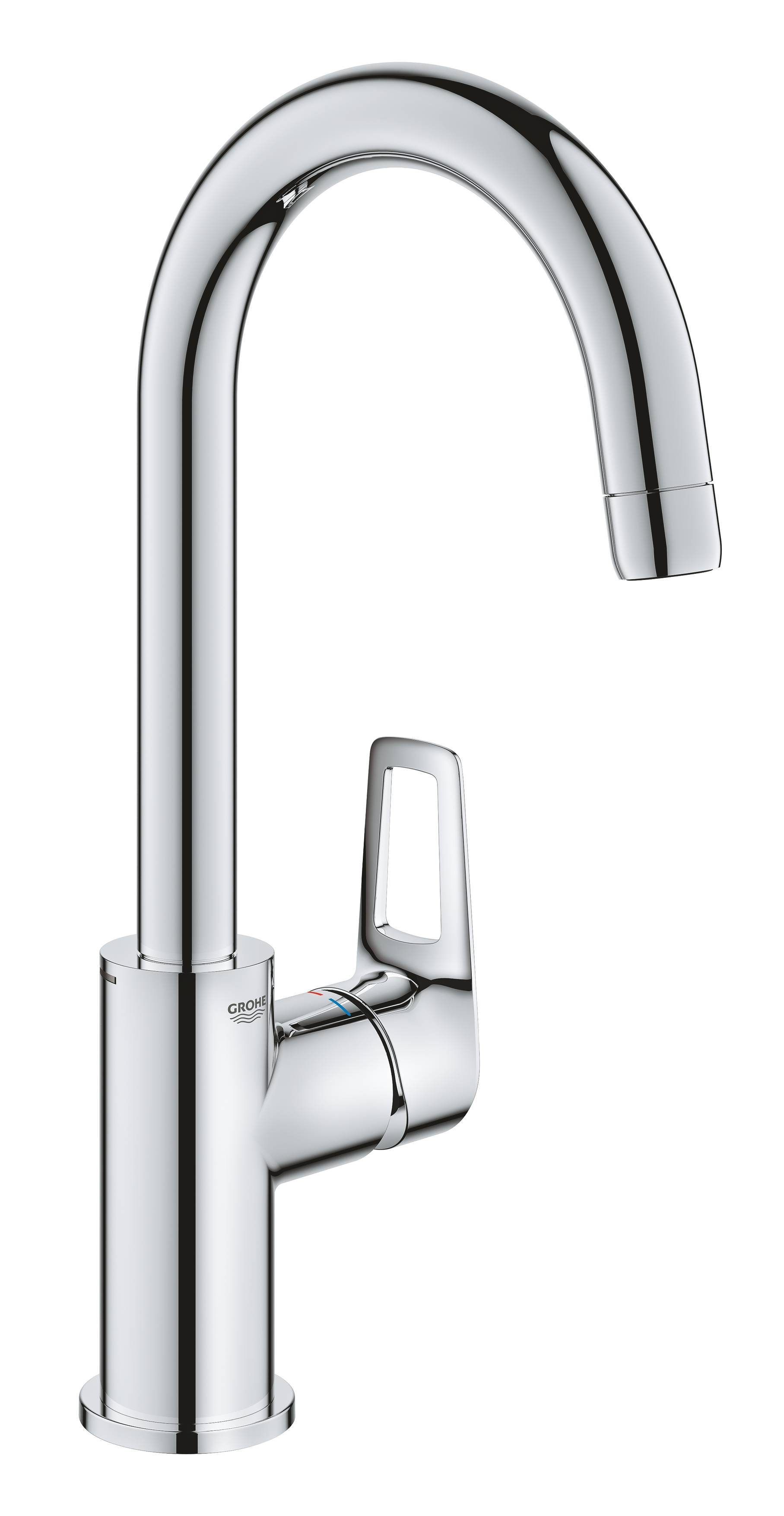 фото Смеситель для раковины grohe bauloop, размер l, хром (23891001)